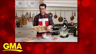 How to make John Kanell's spiced pecan shortbread cookies l GMA