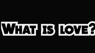 What Is Love? (Official Music Audio)