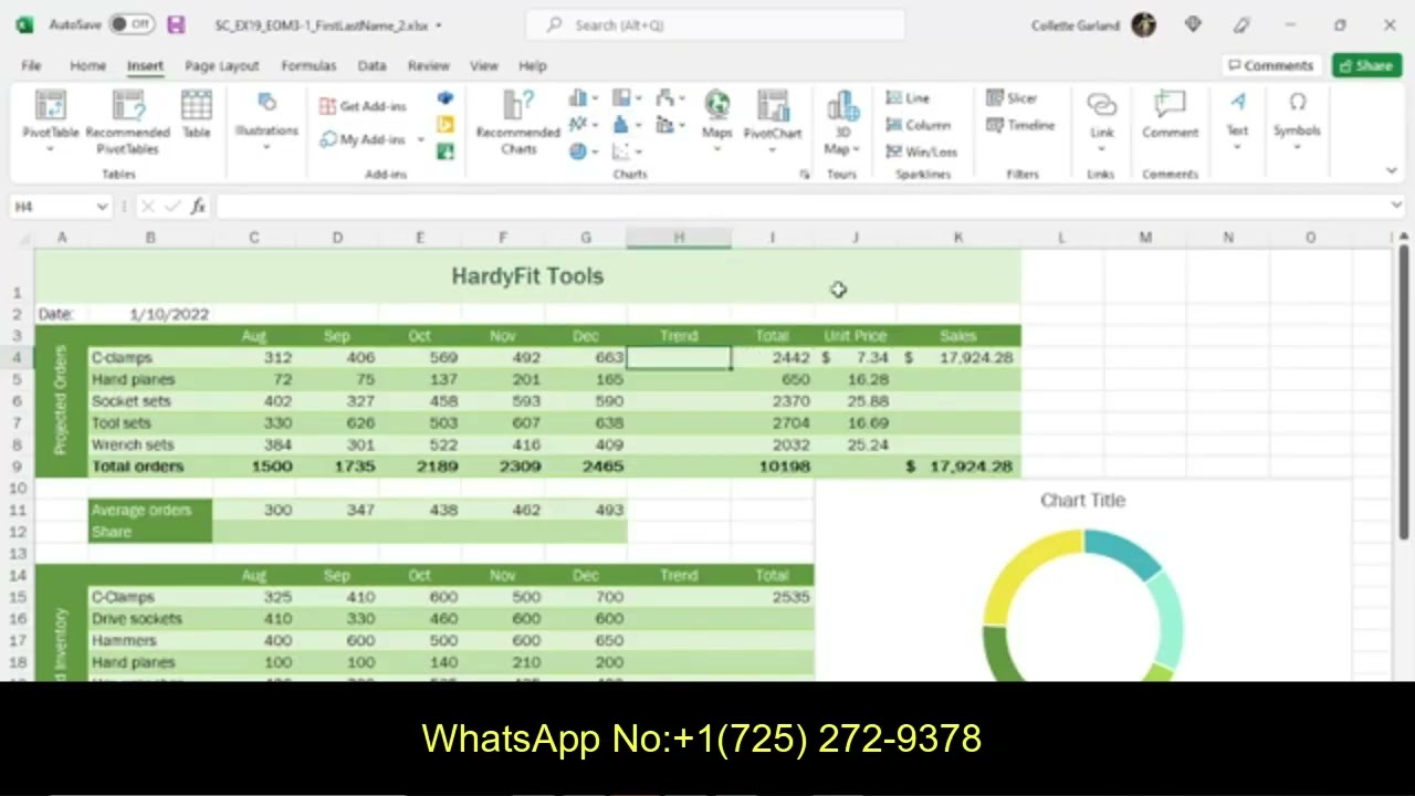 Excel Module 3 End of Module Project 1 Seven Summits Group | Excel Module 3 End of Module
