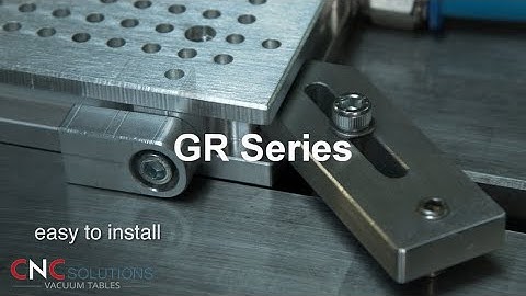 Vacuum clamping table - GR Series