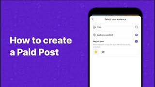 [Tevi] How to create a Paid Post screenshot 3