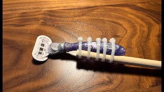 DIY Easy Razor Extension Handle (Great for pregnancy, mobility issues, or sports injuries)