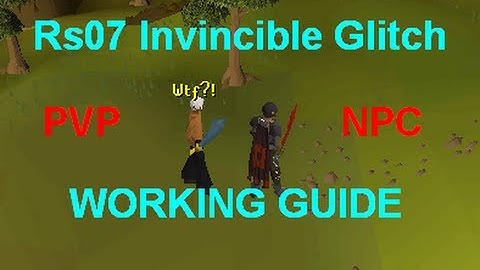 (WORKING)Runescape 2007 Glitch Guide:  Invincible Bug Abuse Tutorial - (new/2013)