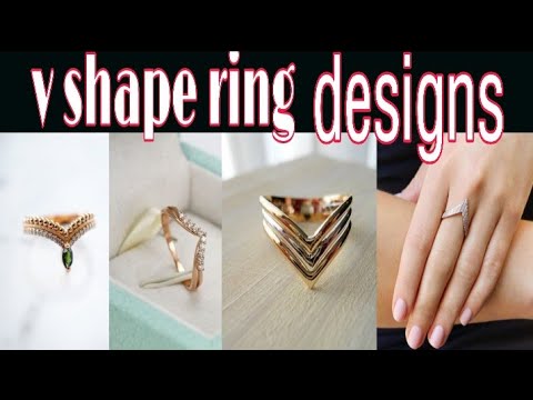 Vshaperings Latestrings Beautiful V Shape Gold Ring Designs Ashwariya Inspired Gold Ring Design Youtube