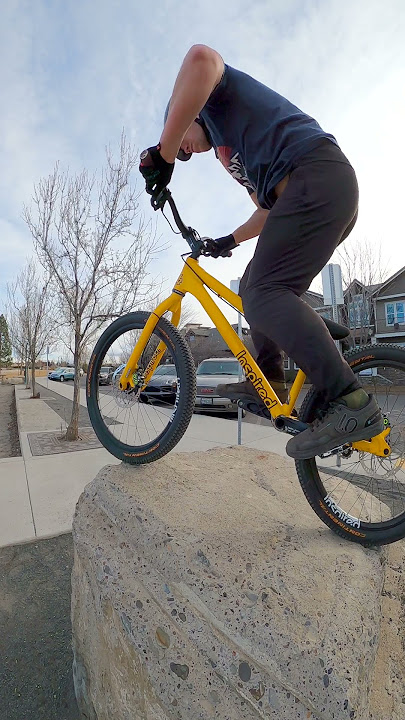 I finally conquered this rock feature in Bend, OR