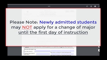 SJSU- Change of Major video