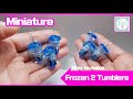 How to make Frozen2 Miniature tumbler Polymerclay & Resin craft 미니어쳐 겨울왕국 투명 텀블러 만드는 방법 폴리머클레이 레진