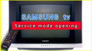 Samsung CRT tv service mode / service menu opening / code screenshot 4