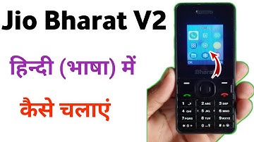jio Bharat me Hindi language kaise kare / jio Bharat me language change kaise karen