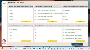 Exam Management System using C# , SQL Server and Gemini AI. Quiz App