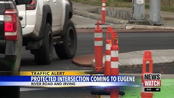 Protected intersection coming to Eugene
