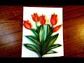 Paper Flower Wall Hanging - DIY Hanging Flower - Wall Decoration ideas