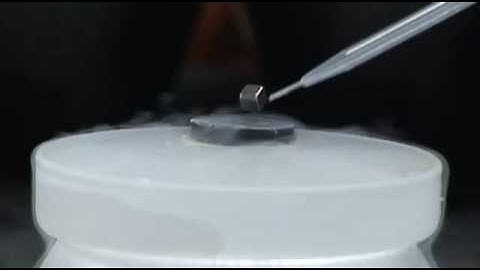 Liquid Nitrogen Experiments: The Superconductor