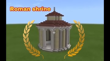 Minecraft Roman Shrine/Temple Tutorial