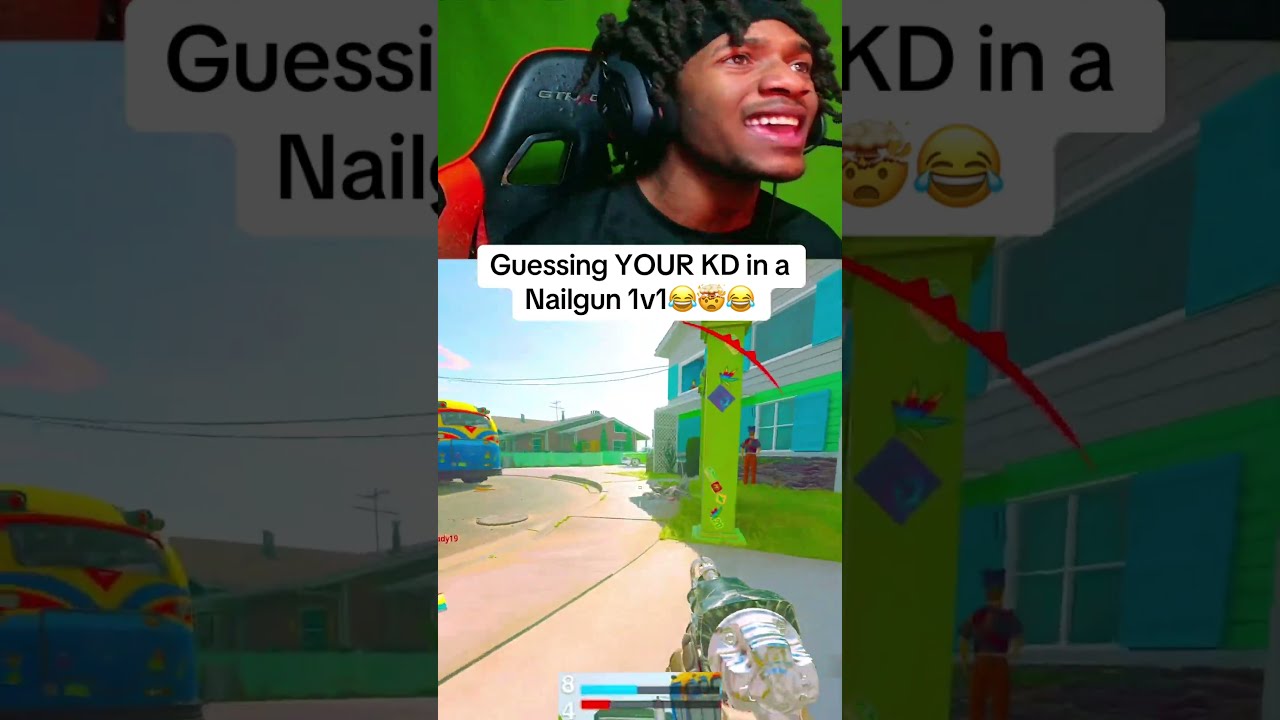 Guessing YOUR KD In A NAILGUN 1v1 Warzone Warzonefunnyclips Gaming