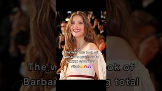 The way this Cannes look of Barbara Palvin Sprouse is giving total GREEK GODDESS vibes😩🔥🛐