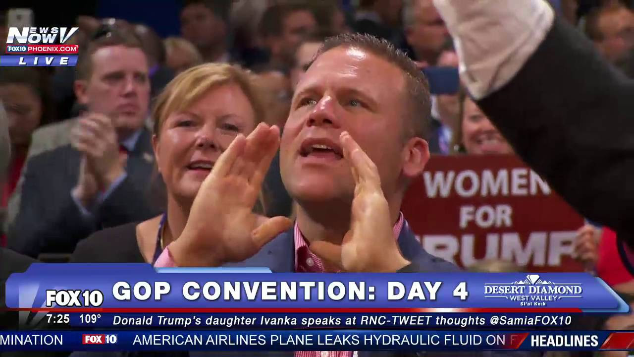 Geenstijl: terugkijken. donald trump acceptance speech