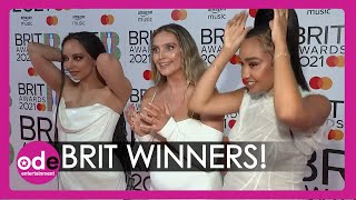 BRITS 2021: Little Mix React to Best British Group Win at The Brits!
