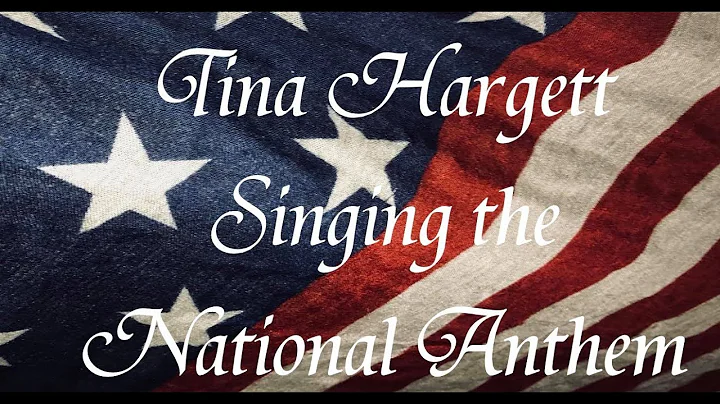 NATIONAL ANTHEM, Sung By Tina Hargett at The TOYOT...