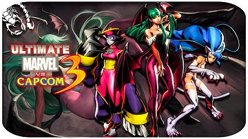 Ultimate Marvel vs Capcom 3 - Arcade Mode + Endings - Morrigan, Felicia, Hsien-ko