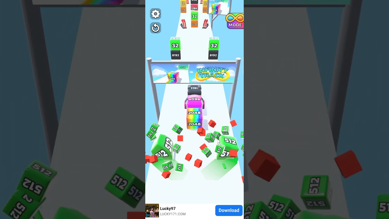 MERGE, RACE, REPEATEDING ! - Jelly Run Race 2048 - Simple Yet Addictive Gameplay!