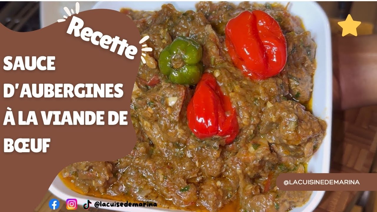 Recette Express : Sauce d’Aubergines à la Viande de Bœuf 🥘 | Prête en 5 Minutes !