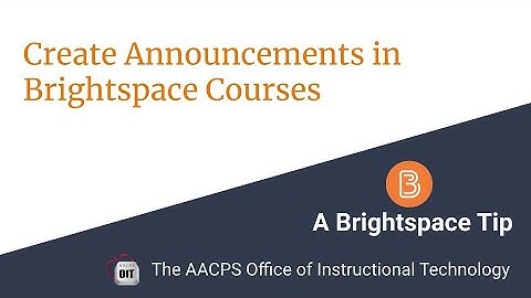 Make An Announcement