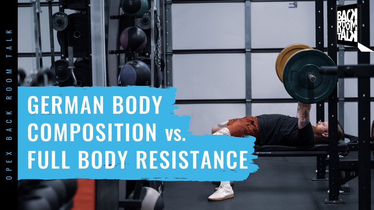 German Body Composition vs Full Body Resistance - YouTube