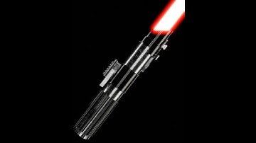 Darth Vader Lightsaber 3D model ready to print turn-around