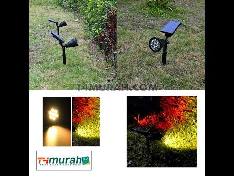 Unboxing dan Pemasangan #Lampu #Hias #Taman Otomatis Tenaga Surya Tahan Air Produk Auoyo 200 LED. Pe. 