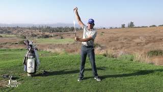 Maintain the Shape of your hands & arms in the early golf forward swing to Eliminate Casting!