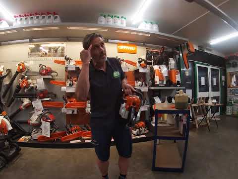 How to Start a Stihl MS 180 Petrol Chainsaw Safely