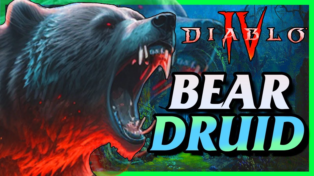 PULVERIZE WEREBEAR DRUID is SO BROKEN DIABLO 4 (Best Build and Skills for Bear Gameplay) YouTube