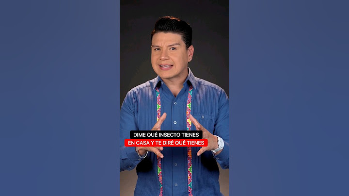 Dime qué insecto tienes en casa y diré qué tienes. @KrystianVazquez