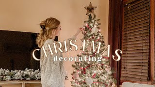 CHRISTMAS DECORATING // in our first home :)