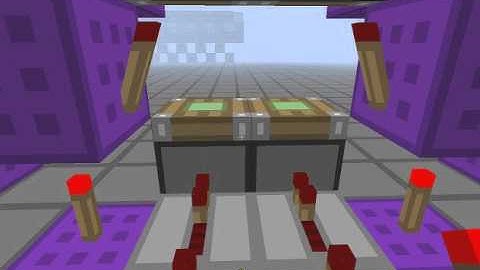 Minecraft: Advanced Redstone Drawbridge Tutorial!