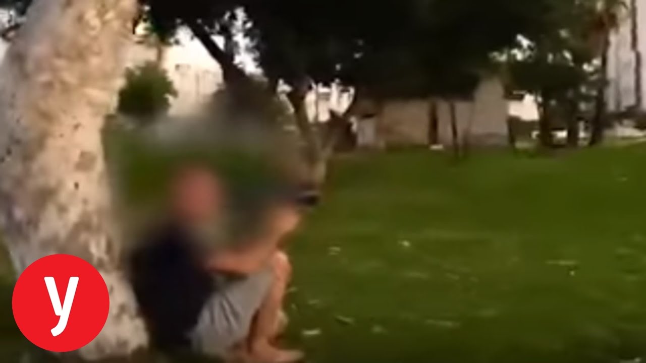 תיעוד ממצלמת הגוף של השוטר: מעצרו של החשוד בפארק הירקון