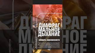 🌬️Диафрагмальное дыхание — что это такое и зачем это нужно? Словарь саксофониста