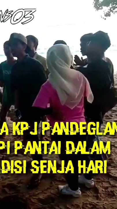 Senja di bibir pantai bersama KPj #shorts