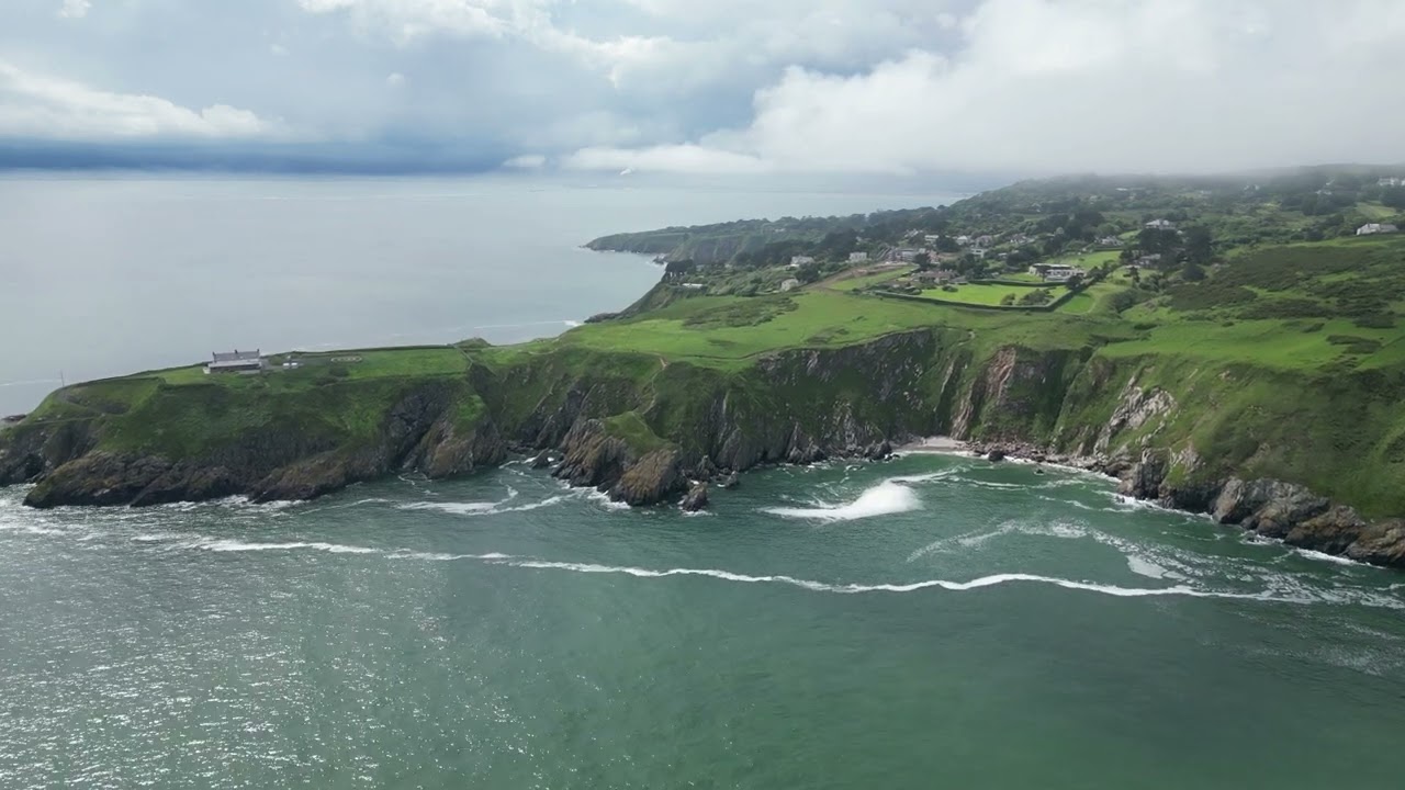 Drone Clips - Howth Coast & Light House, Howth, Co, Dublin, Ireland