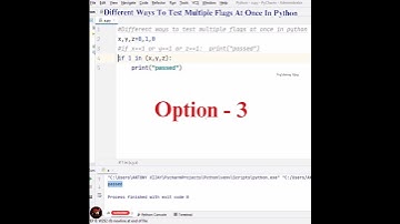Different Ways To Test Multiple Flags At Once In Python | Prof.Antony Vijay #shorts
