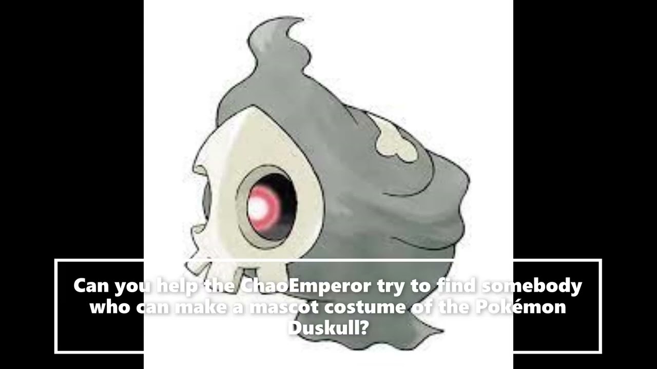 New Pokemon Mascot Costume Ideas Duskull (Pokemon Ruby and Sapphire)