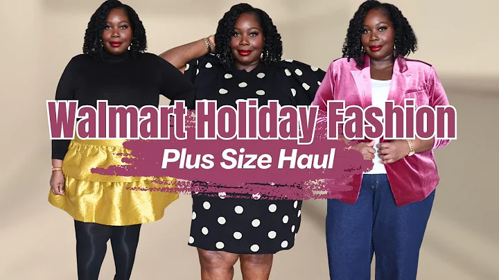 Walmart Fashion Haul | Holiday Plus Size Fashion Outfits