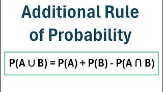 The Addition Rule of Probability (With Examples)