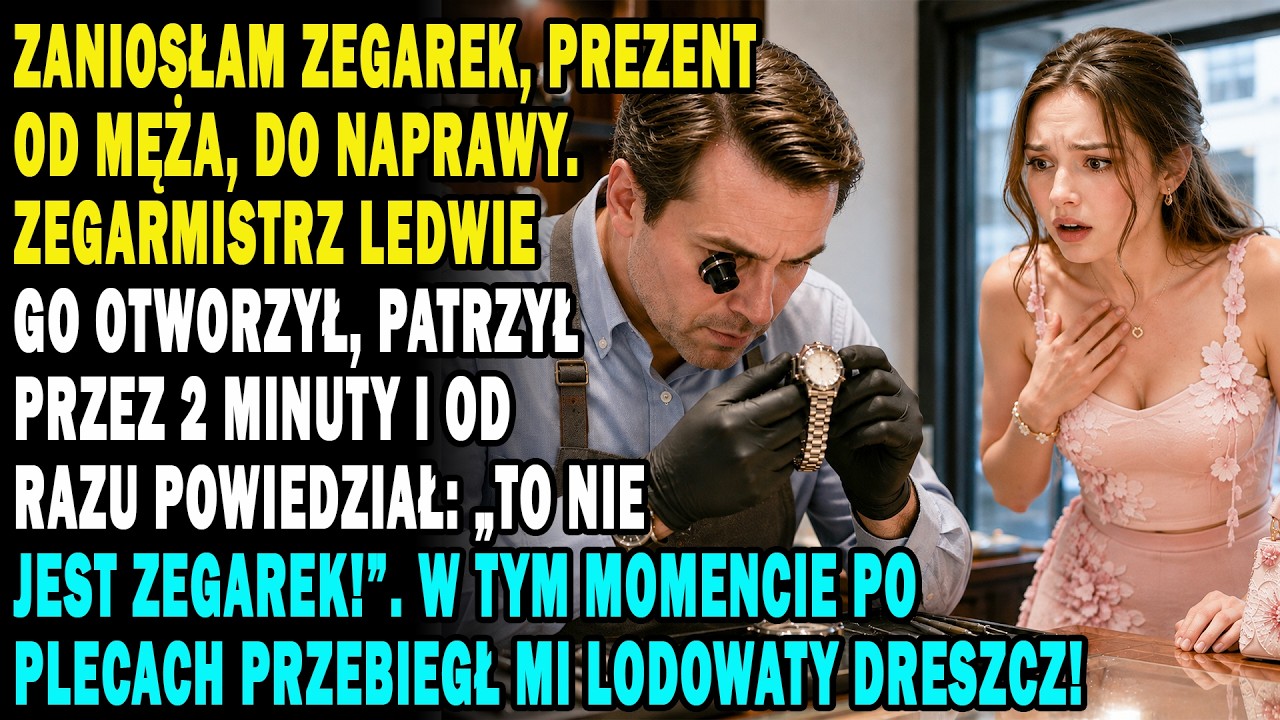 Zegarmistrz otworzył mój zegarek, patrzył na niego przez dwie minuty, a potem powiedział: „Proszę pani, to nie jest zegarek”. Zamarłam. Trzy lata temu dostałam go od męża na rocznicę ślubu – Patek...