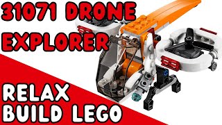 LEGO Build 31071 Drone Explorer, Long Build ♫Electronic♫