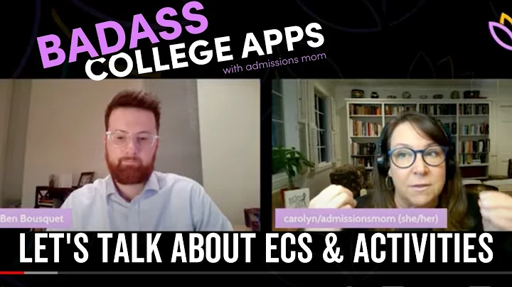 Let's Talk about ECs and Activities!