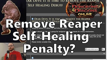 Forum Talk - Remove the Reaper Self-Healing Penalty?