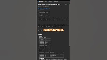 Leetcode 1484 in 40 seconds | SQL 50 Challenge #sql #leetcodesql #sqlinterview #learnsql