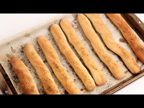 Homemade Breadsticks Recipe - Laura Vitale - Laura in the Kitchen Episode 887